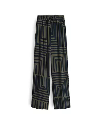 OPUS PANTS | Pantalon Marlene MALOTTA ABSTRACT | olive